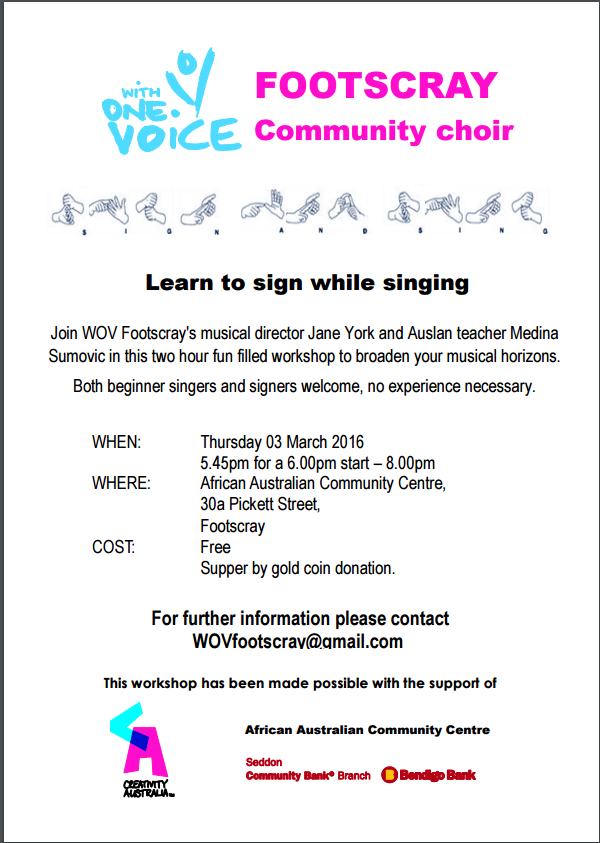 Auslan workshop